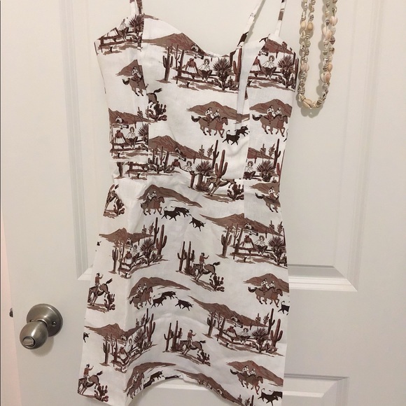 NWOT Reformation Roarke Linen Dress Sonora - Picture 4 of 7